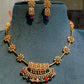 Premium Navratna Hasli choker Aksha Trends