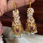 Heavy bridal hook jhumkas