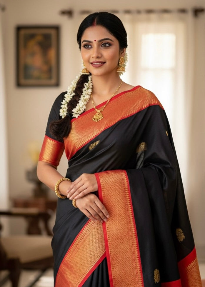 Kalyani Silk -Black Aksha Trends