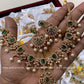 Premium floral diamond necklace Aksha Trends