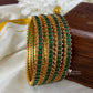 Kemp stone bangles -Green Aksha Trends