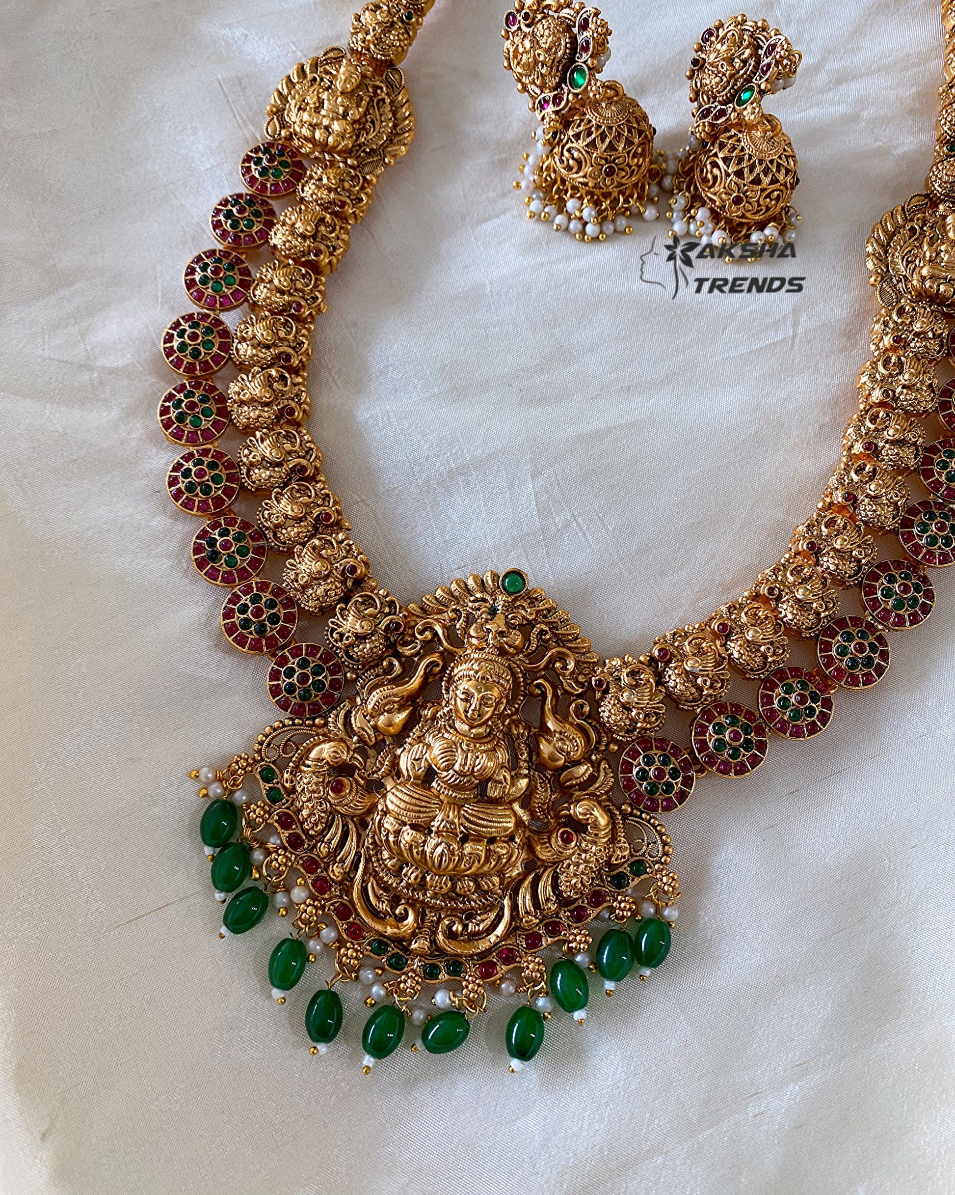 Lakshmi bridal haram Aksha Trends