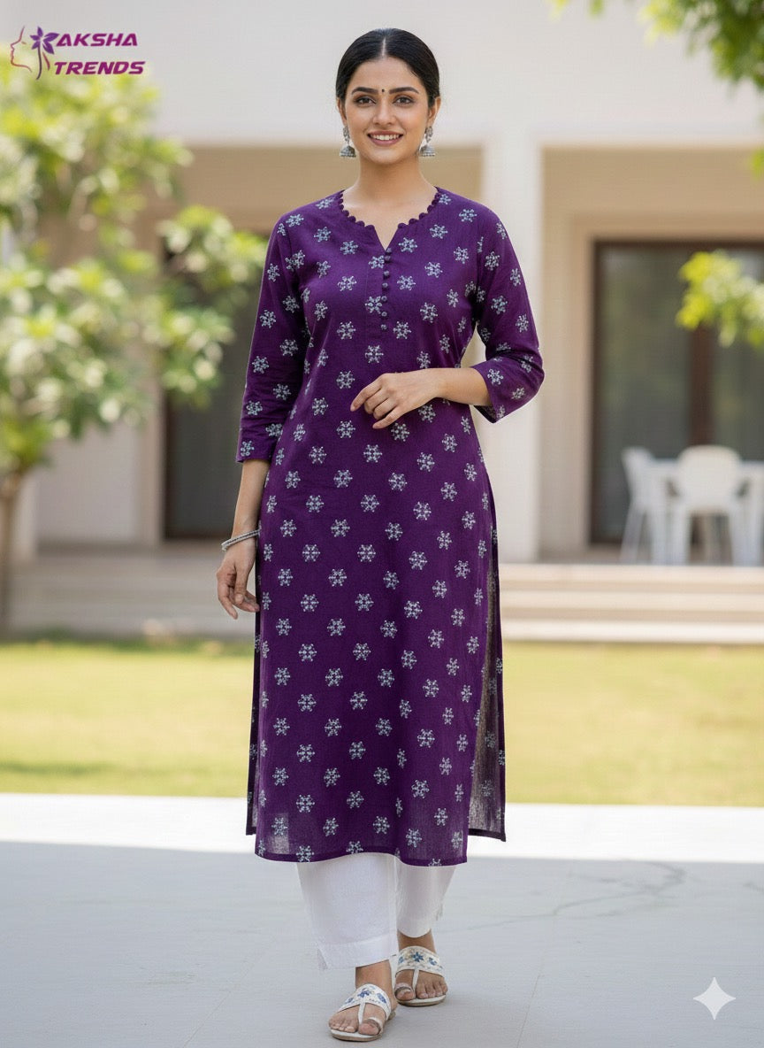 Rayon Soft Kurti Aksha Trends 
