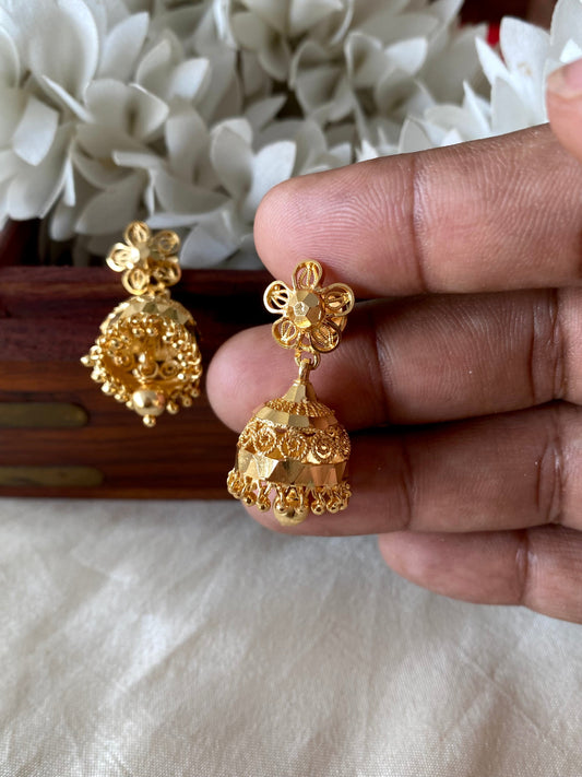Premium 1gm gold Jhumka Aksha Trends