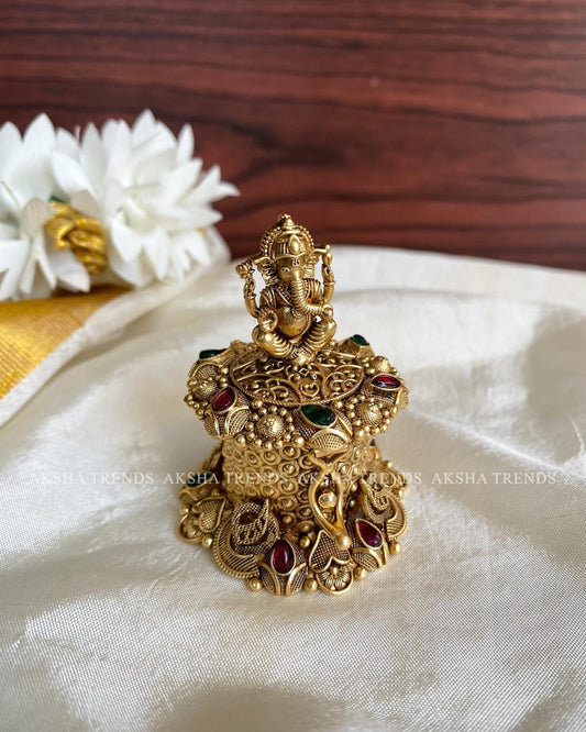 Ganesha Kumkum box Aksha Trends