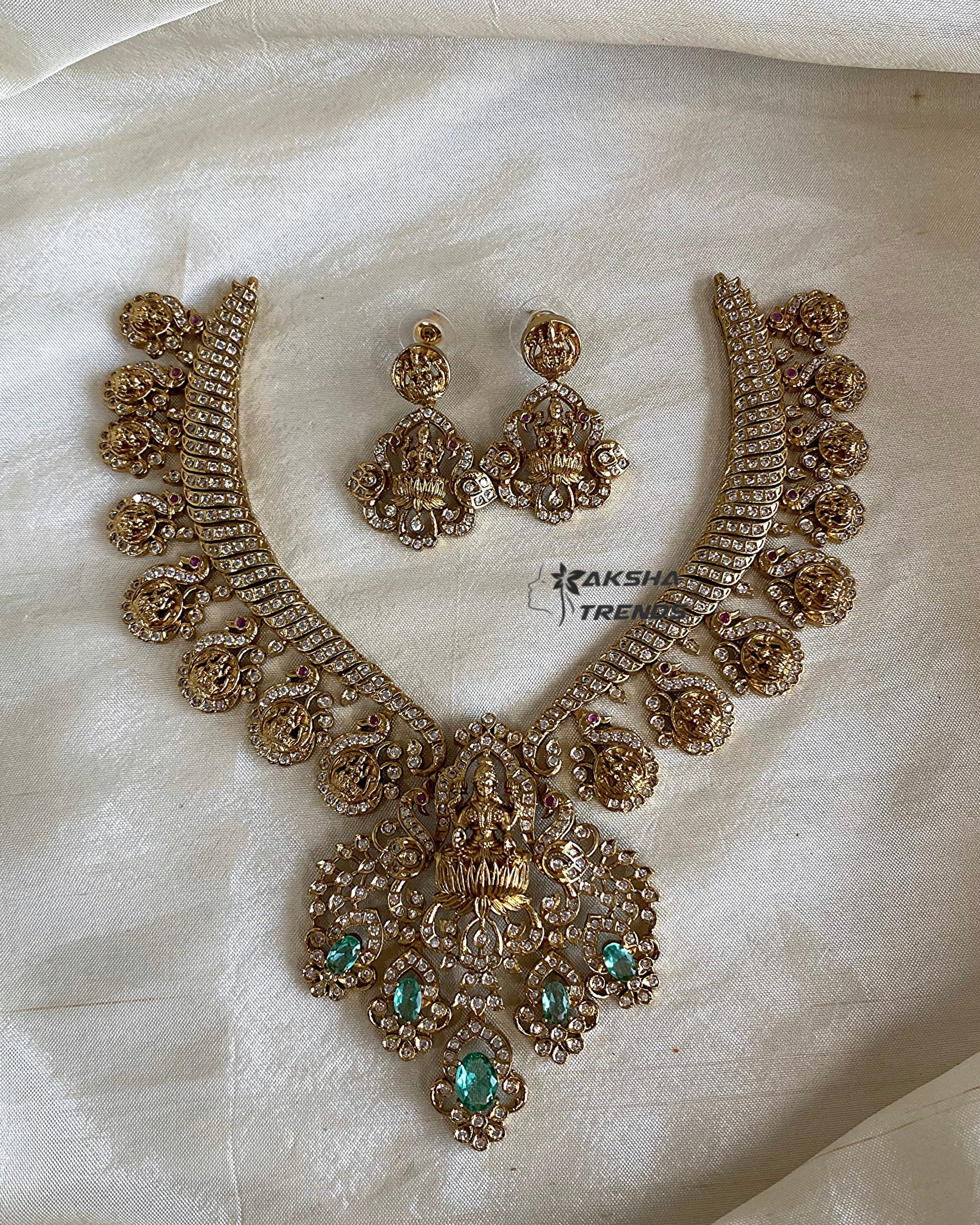 Lakshmi bridal necklace Aksha Trends