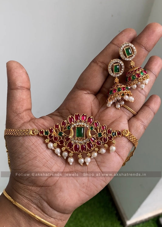 Floral kemp choker Aksha Trends