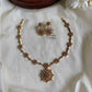 Floral Nakshatra diamond necklace Aksha Trends