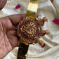 Antique plain hipbelt -peacock Aksha Trends