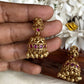Kemp small Jhumkas -Ruby Aksha Trends