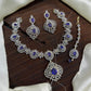 Trivia bridal diamond -Purple Aksha Trends