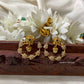 Floral diamond Earrings -Green Aksha Trends