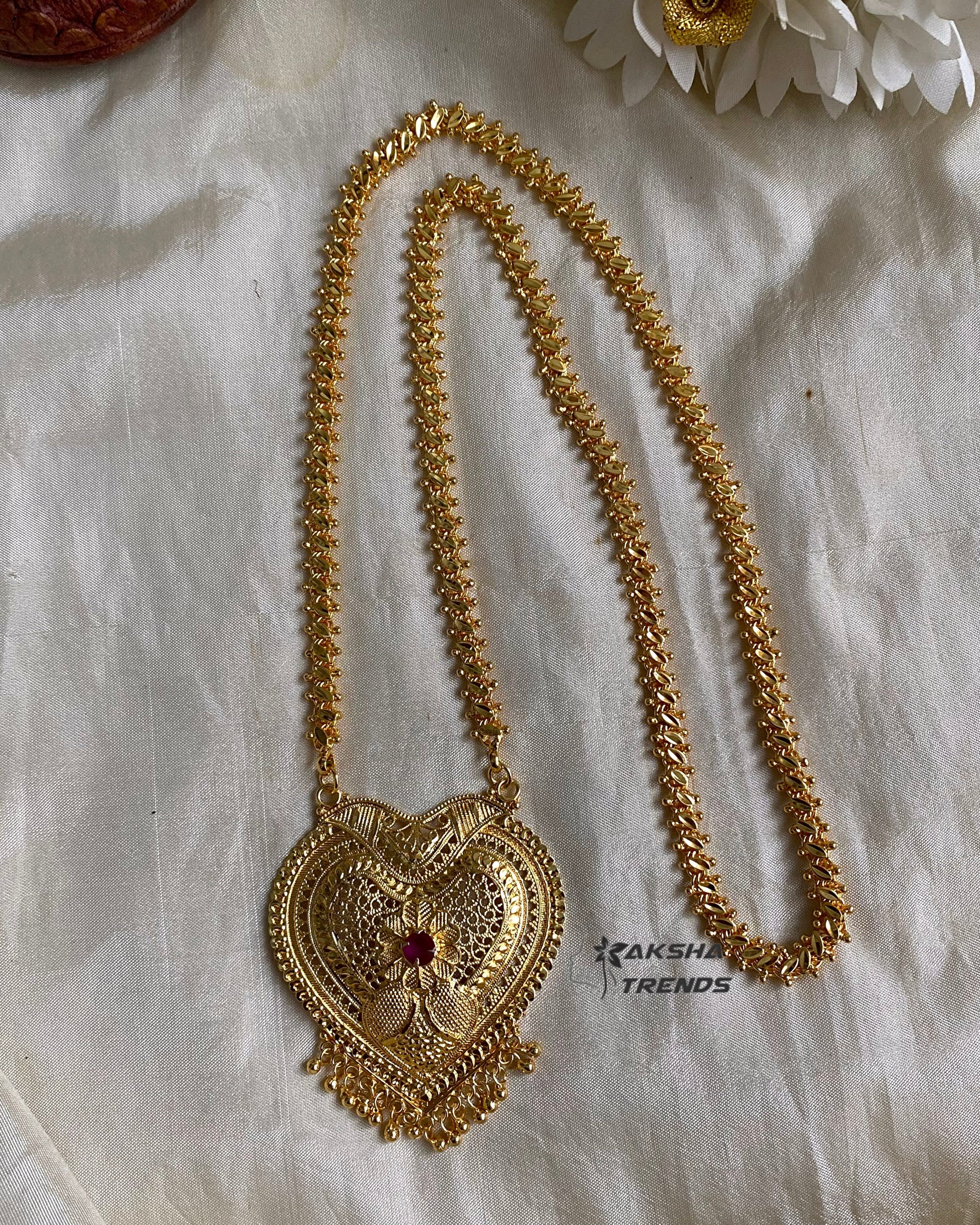 Heart Dollar chain Aksha Trends