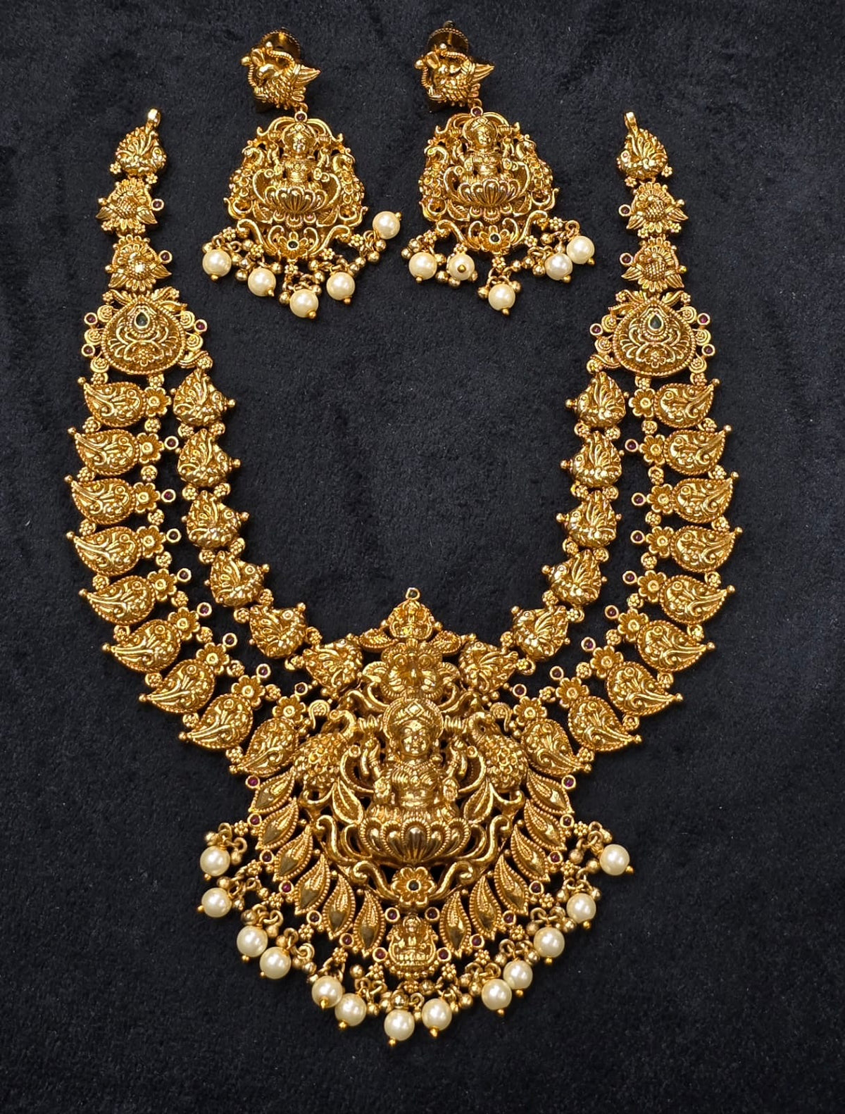 Premium Nagasi bridal necklace Aksha Trends