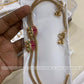 Antique lotus Anklet / kolusu -Pink Aksha Trends
