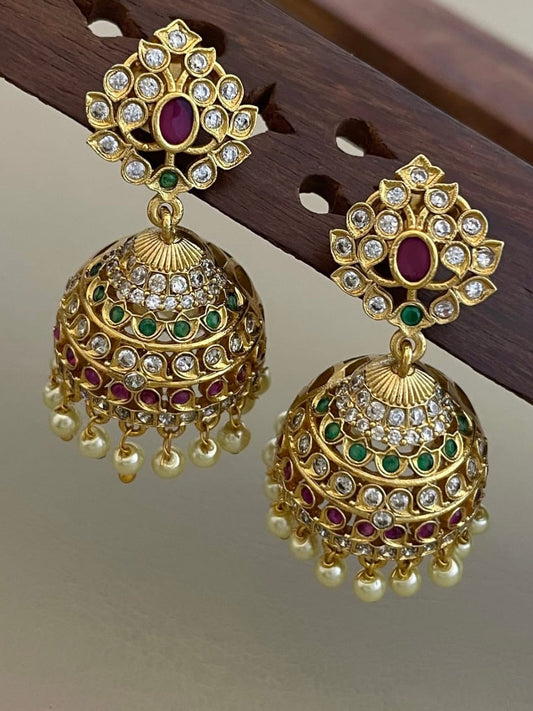 Premium AD Jhumka Aksha Trends