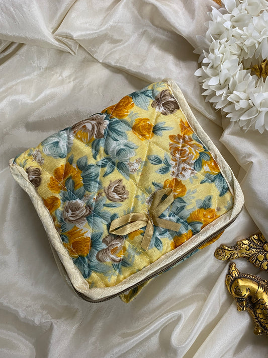 Jewellery Travel Bag -yellow