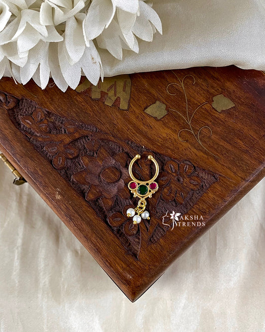Premium kemp Nose pin Aksha Trends