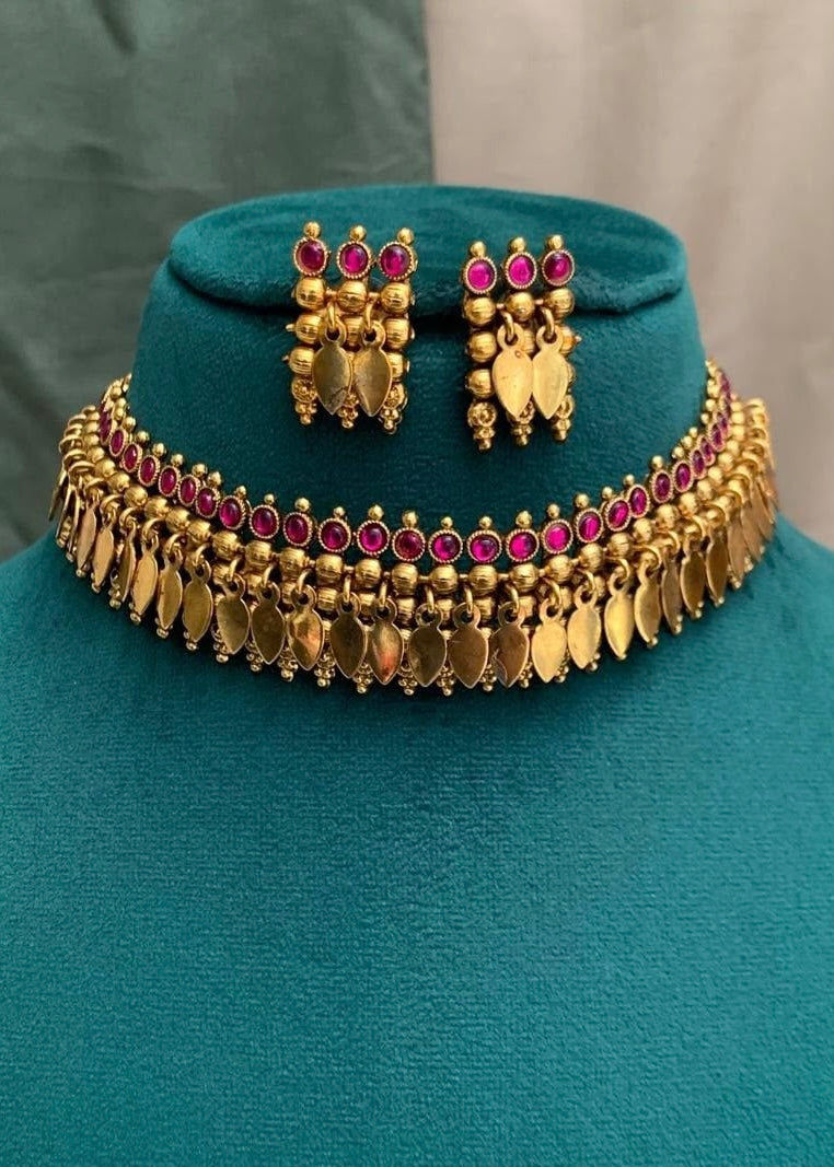 Elakathali hineck choker Aksha Trends