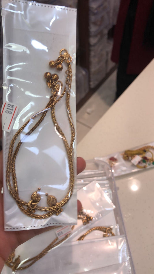 Antique peacock Anklet / kolusu Aksha Trends