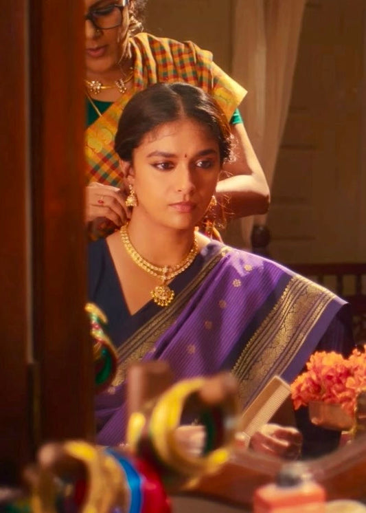 Keerthi’s Vintage Kemp Attigai -2 layer Aksha Trends