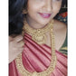 Lakshmi with peacock design -semi bridal combos Aksha Trends