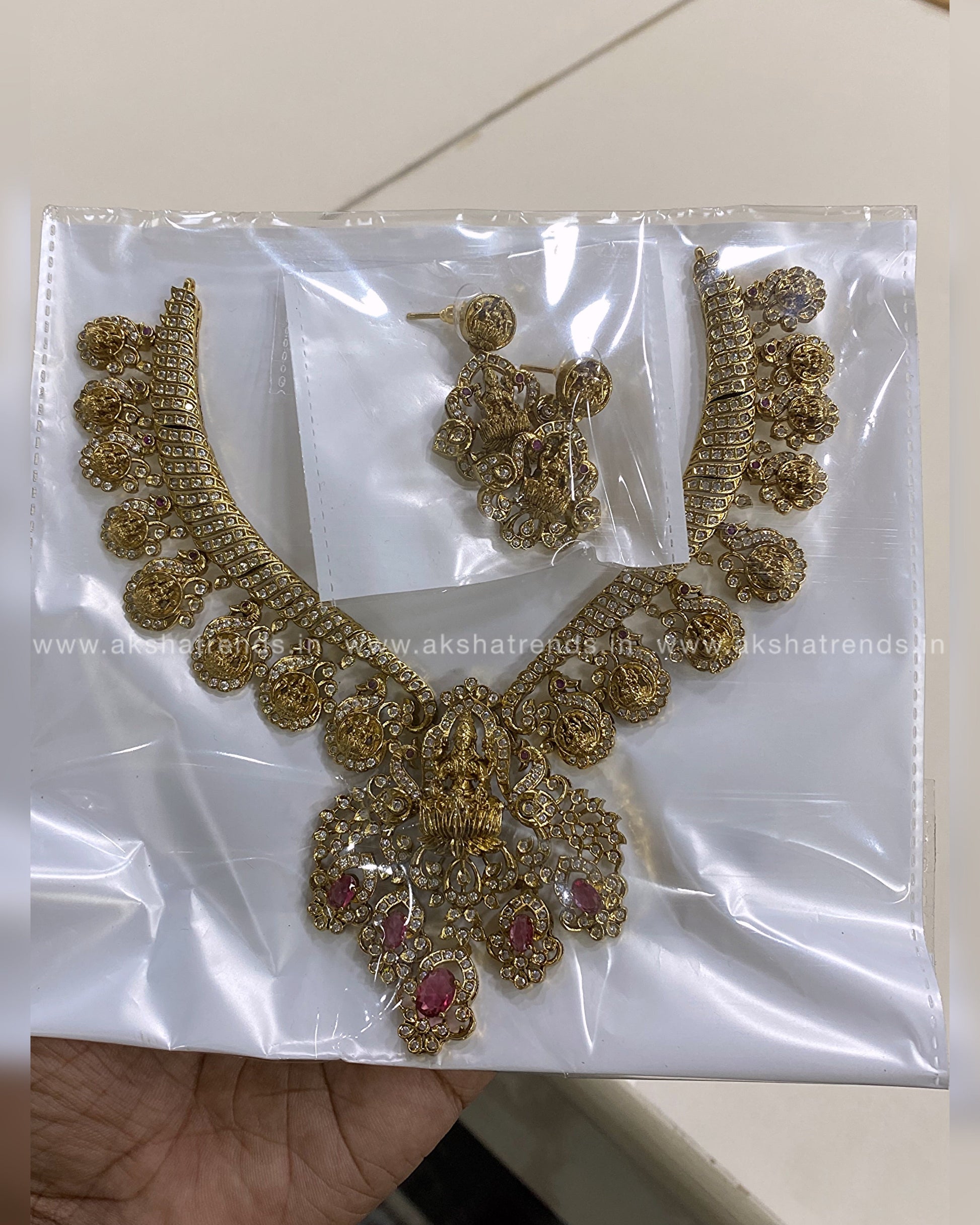 Lakshmi bridal necklace Aksha Trends