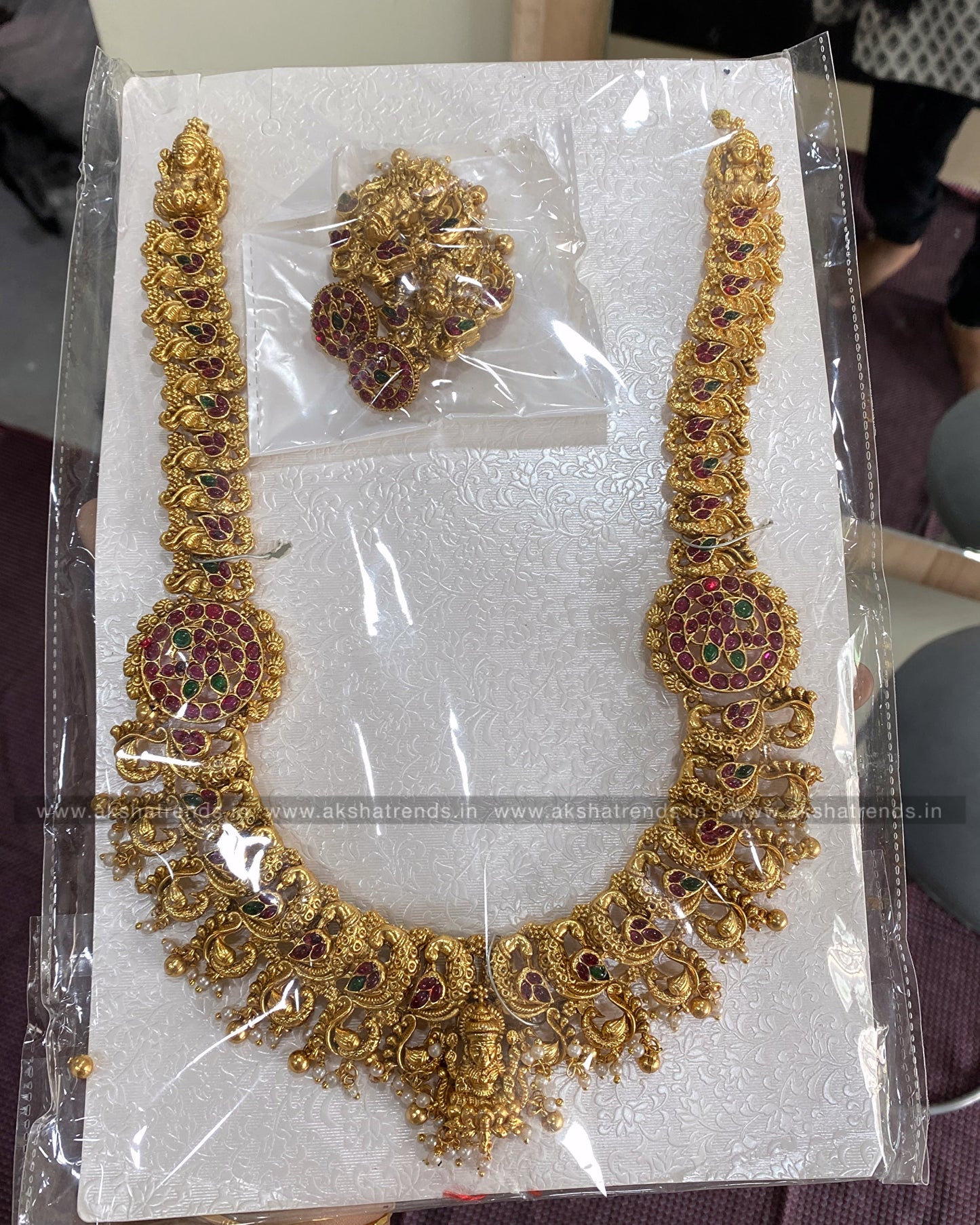 Lakshmi bridal haram Aksha Trends