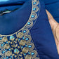 Cotton Silk Kurti Set -Blue Aksha Trends