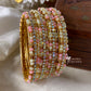 Fancy gold Multi bead Bangles Aksha Trends