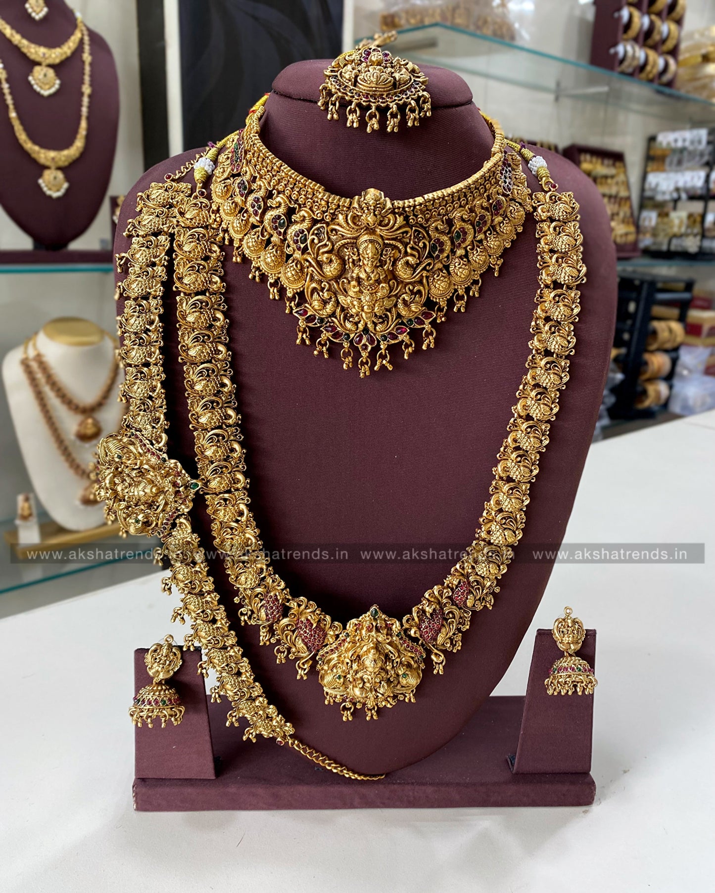 Heavy lakshmi semi bridal Aksha Trends
