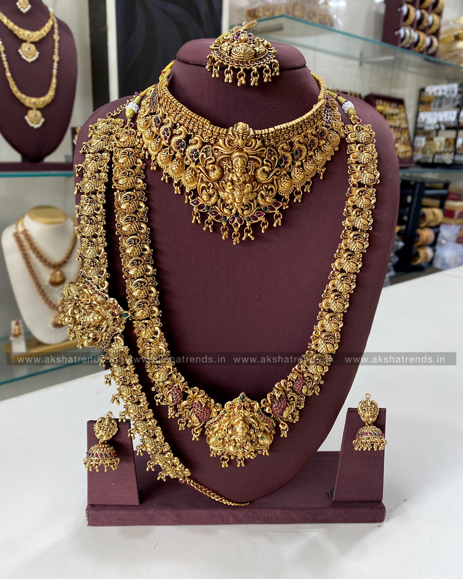 Heavy lakshmi semi bridal Aksha Trends