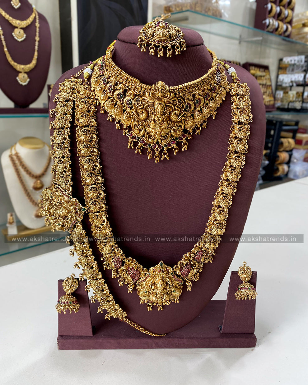 Heavy lakshmi semi bridal Aksha Trends 