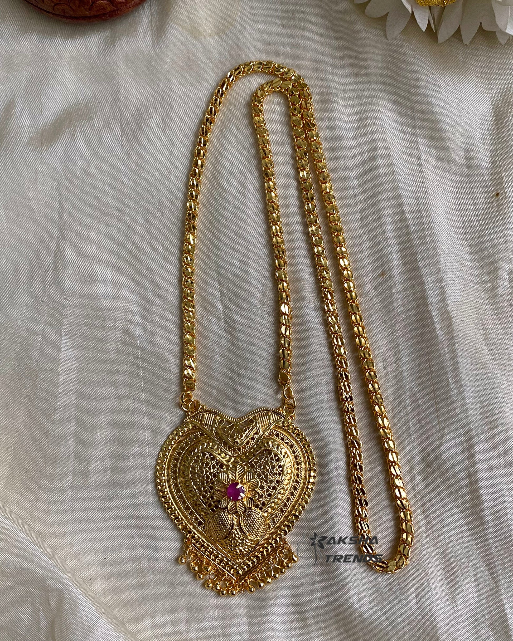 Heart Dollar chain Aksha Trends