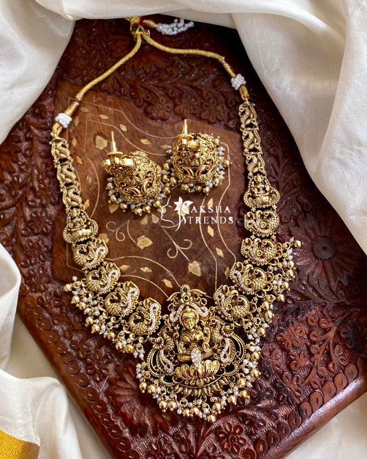Nagasi Bridal Necklace -Gold Aksha Trends