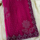 Designer rose stone work -Dark pink Aksha Trends