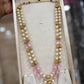 Pink Pearl mala -2 layer Aksha Trends