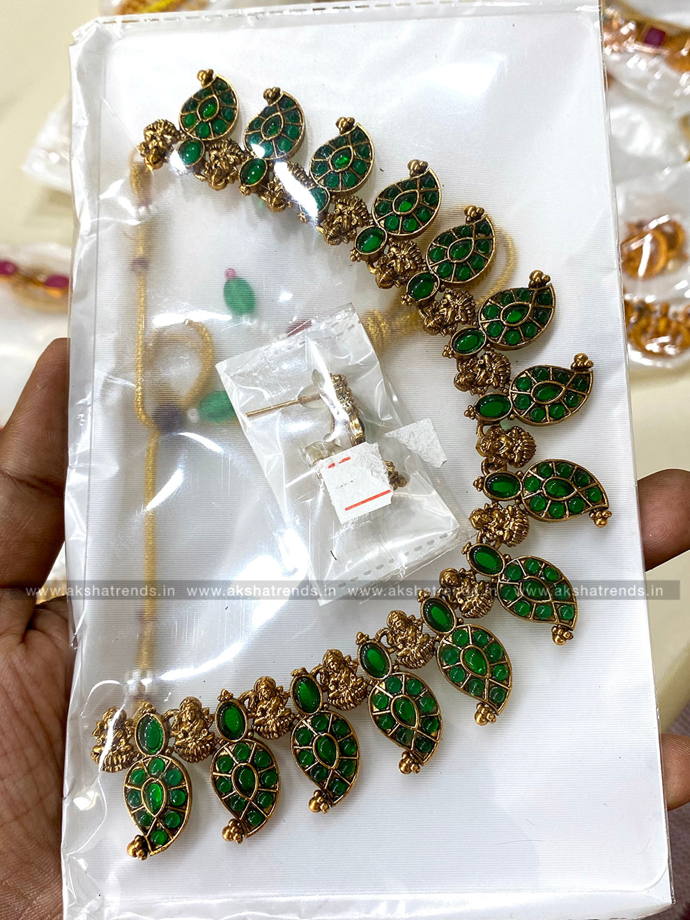 Antique Manga kemp Necklace Aksha Trends 