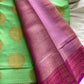 Kanchi Pattu Saree -light green Aksha Trends