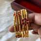 Floral bangles (2pc) Aksha Trends