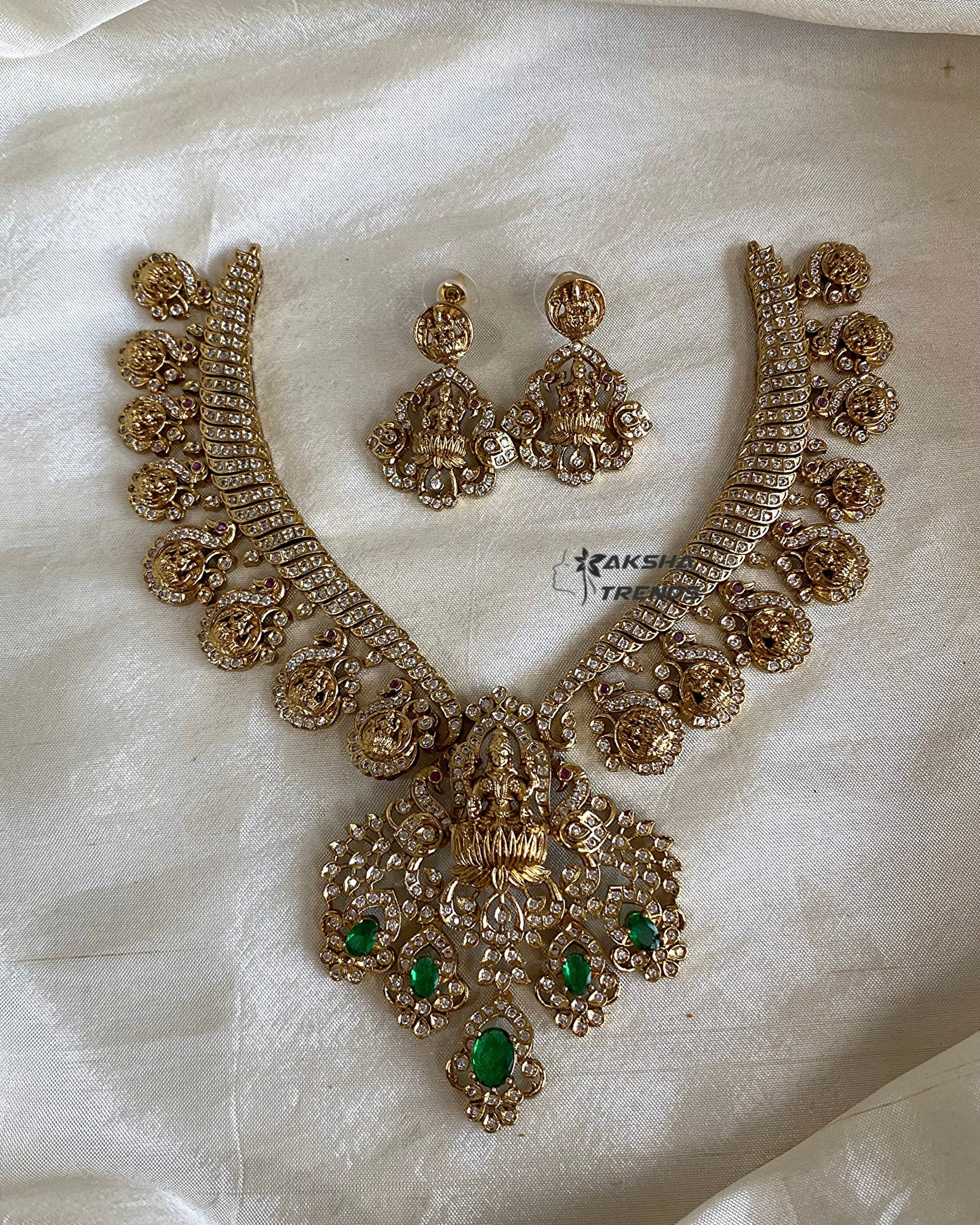Lakshmi bridal necklace Aksha Trends