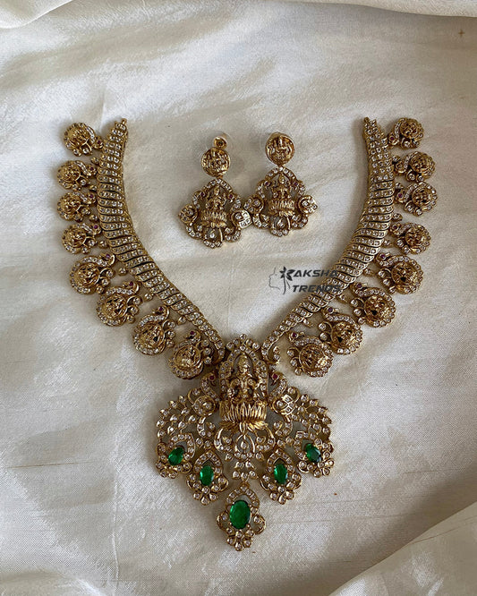 Lakshmi bridal necklace Aksha Trends