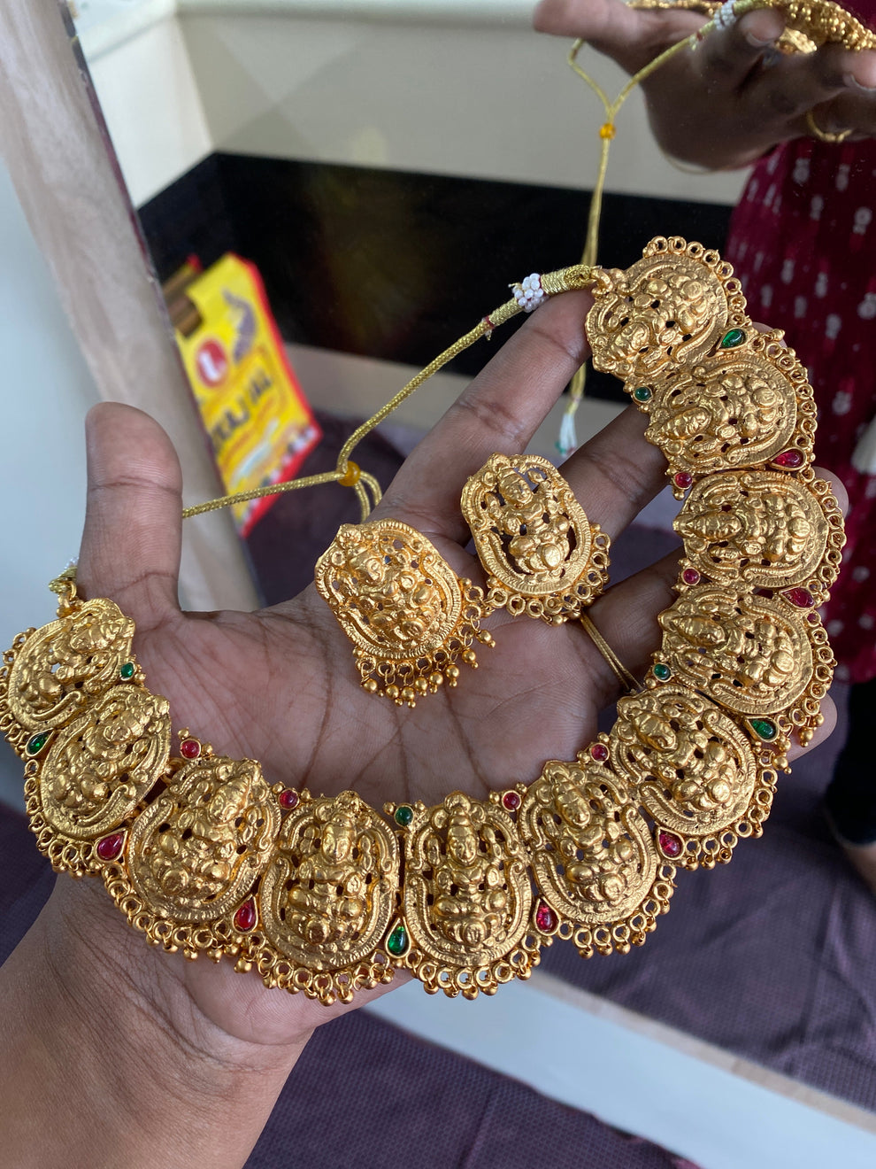 Bridal grand necklace Aksha Trends 