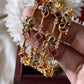 Premium peacock bangles (4pc) Aksha Trends