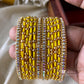 Fancy metal Bangles (12pc) Aksha Trends