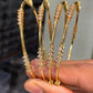 Premium gold stone bangles (4pc) Aksha Trends