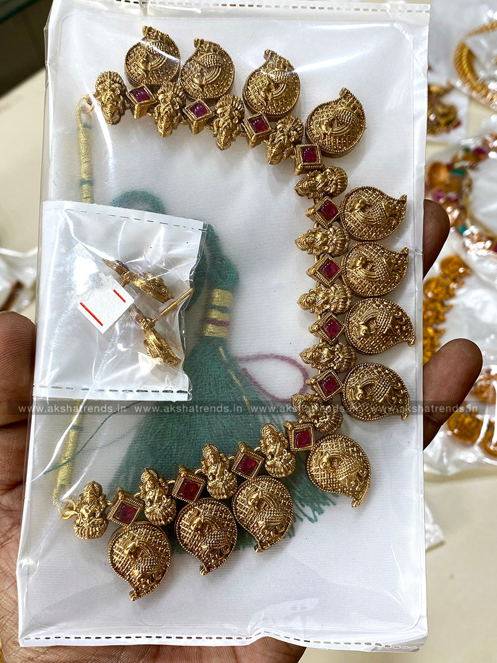 Antique Manga Necklace Aksha Trends 