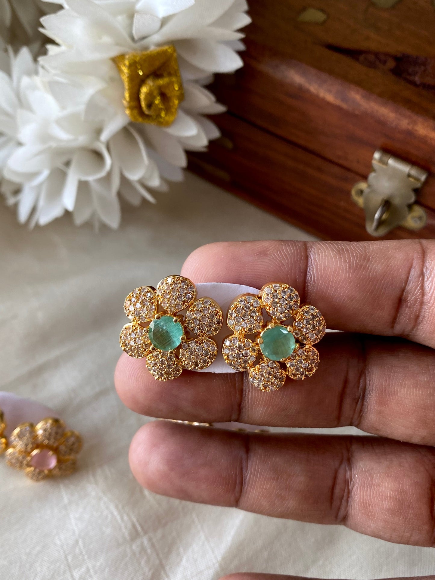Premium stud earrings Aksha Trends