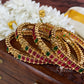 Lakshmi Kemp stone bangles (4pc) Aksha Trends