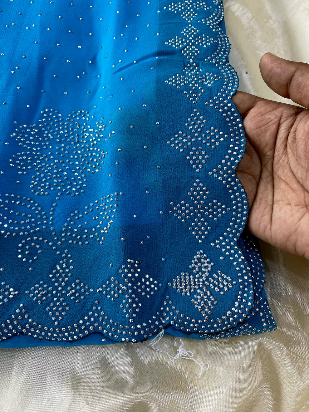 Designer rose stone work -Blue Aksha Trends 